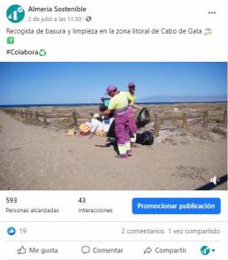 Almería Sostenible recogida basuras